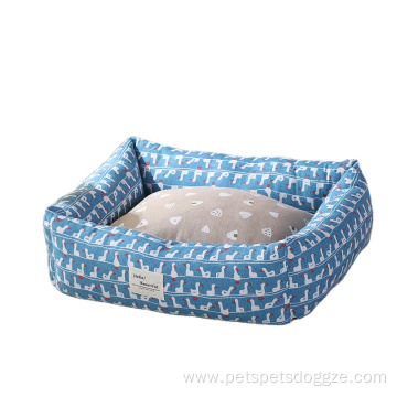 washable rectangle luxury pet dog beds